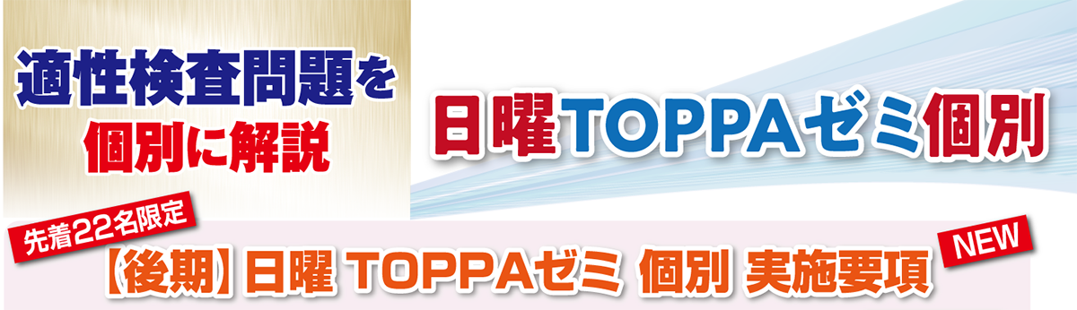 日曜/土曜TOPPAゼミ